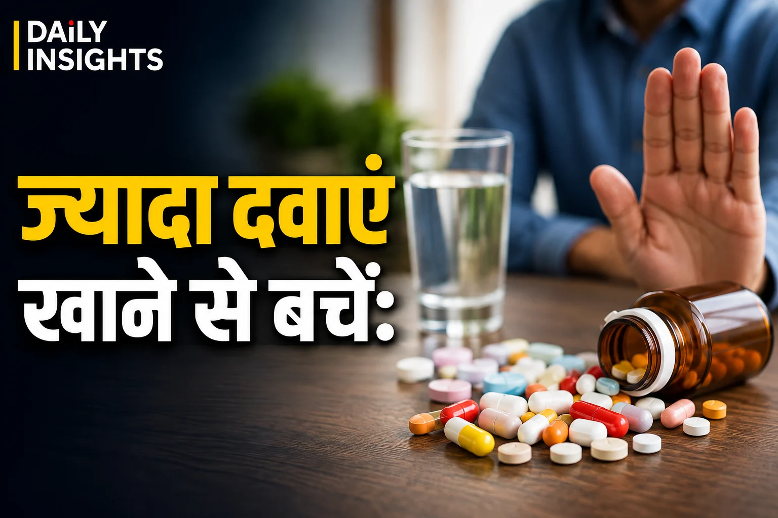 ज्यादा दवाएं खाने से बचें: बिना सलाह की दवा बन सकती है सेहत के लिए खतरा