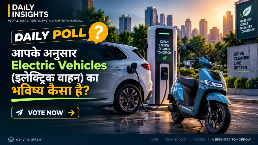 आपके अनुसार Electric Vehicles (इलेक्ट्रिक वाहन) का भविष्य कैसा है?