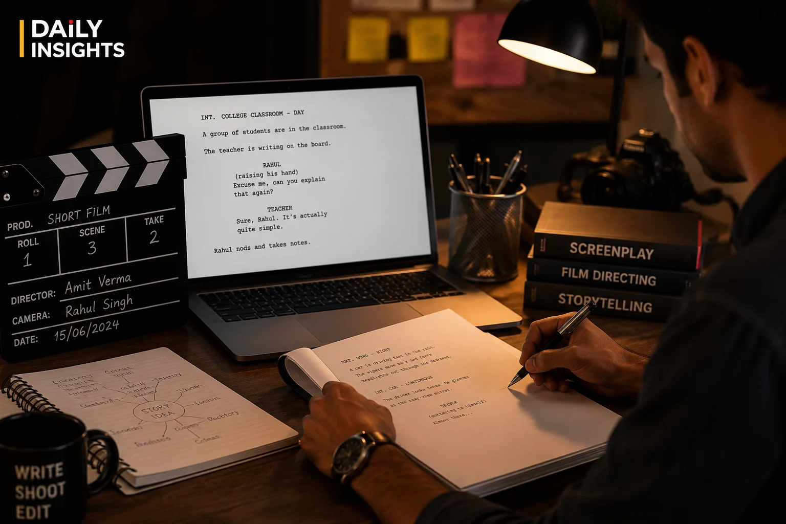 Screenplay क्या होता है और कैसे लिखें, फिल्म स्क्रिप्ट लिखने की प्रक्रिया