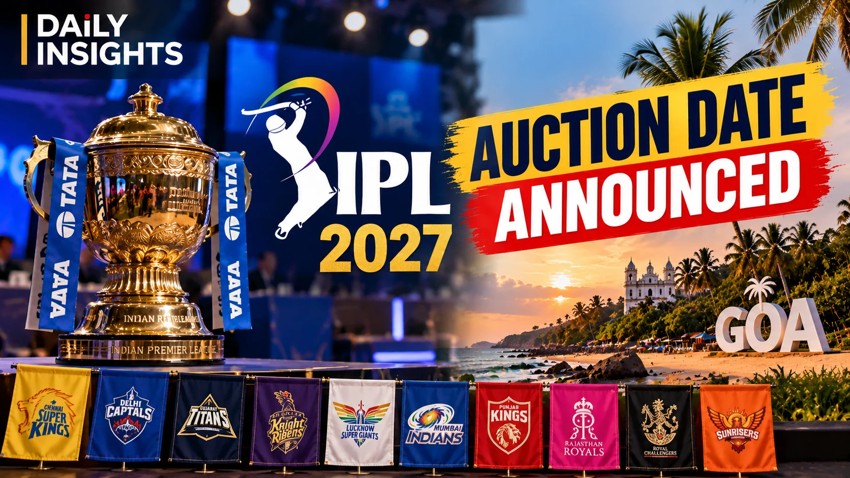 IPL 2027 Auction Date Announced